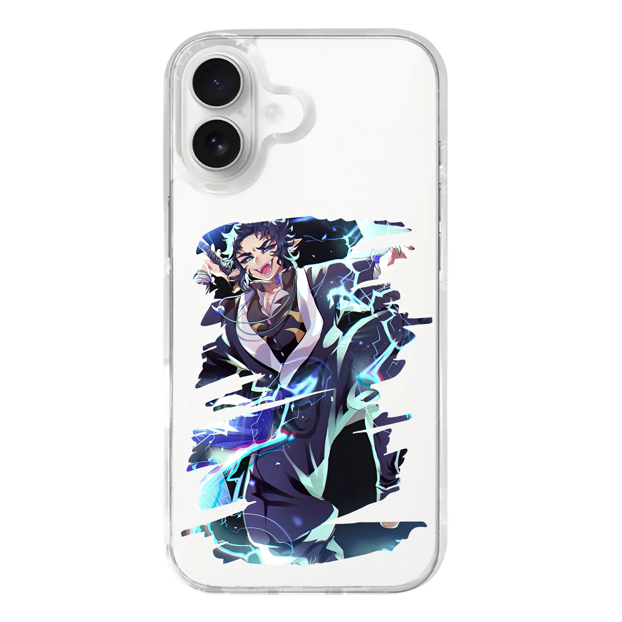 鬼滅の刃 グッズ,獪岳 - iPhone 17シリーズ 透明スマホケース – 薄型・耐衝撃・精密フィット保護カバー